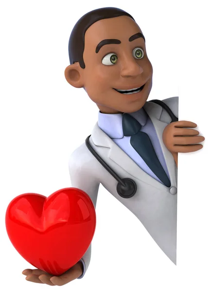 Doctor holding heart — Stock Photo, Image