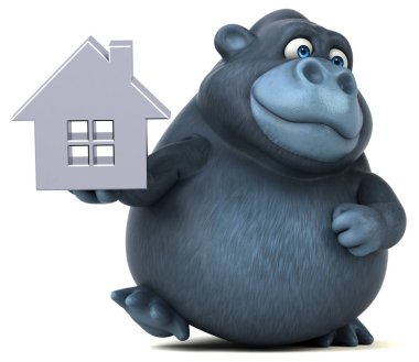 çizgi film karakteri holding evi