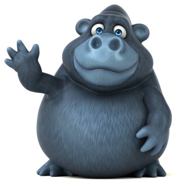Eğlenceli goril modeli