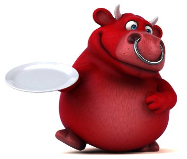 plaka tutarak çizgi film karakteri