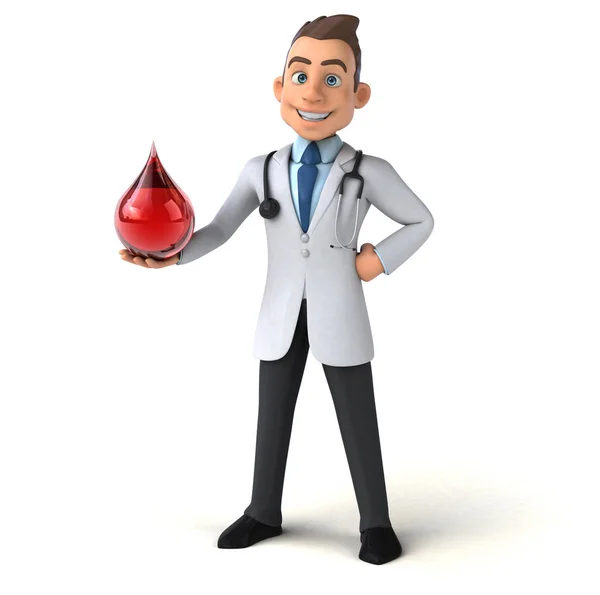 Doctor holding drop — Stock Photo, Image