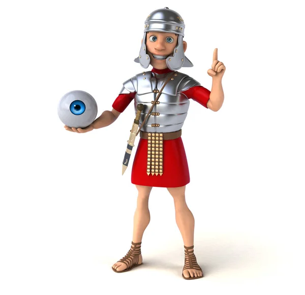 Romeinse soldaat met oog — Stockfoto