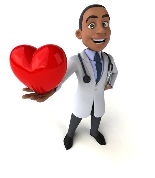Médico segurando coração — Fotografia de Stock