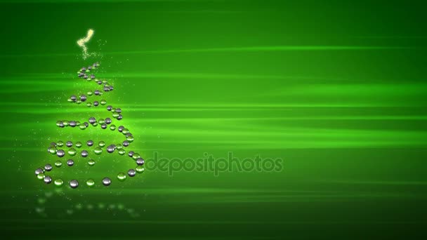 漂亮的圣诞树 — 图库视频影像