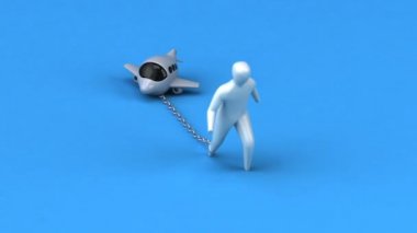 Uçağın yükünü simgesiyle