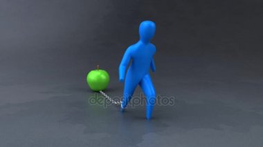 apple ile yük adam
