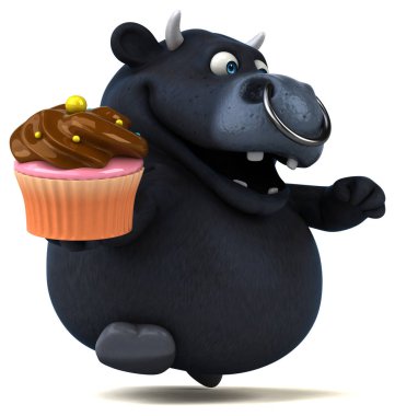 cupcake tutarak çizgi film karakteri 