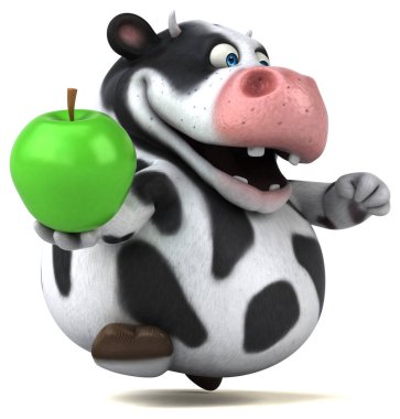 Apple ile eğlenceli inek