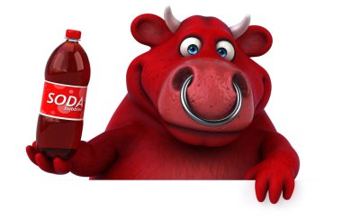  komik boğa holding soda 