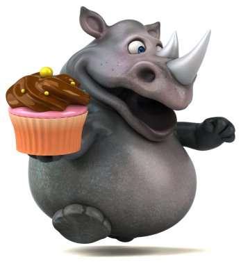 cupcake tutarak çizgi film karakteri 