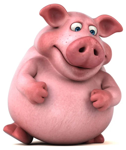 Fun pig model — Stock Photo, Image