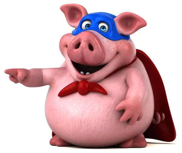 Fun pig model — Stock Photo, Image