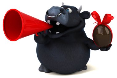 komik boğa holding yumurta 