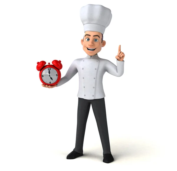 Chef tenant horloge — Photo