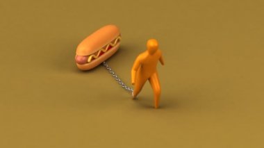 Hotdog simgesiyle yük