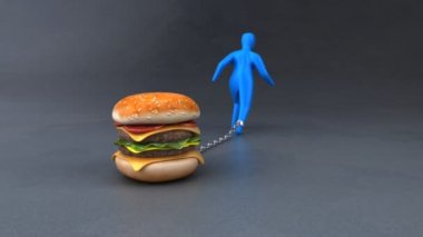 Hamburger ile yük sembolü