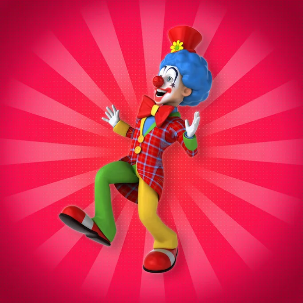 Leuke grappige clown — Stockfoto
