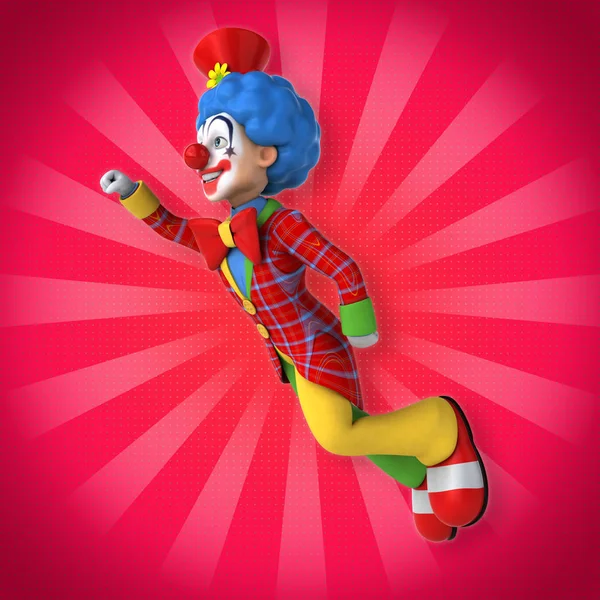 Söt rolig clown — Stockfoto
