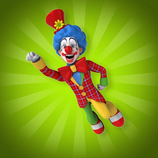 Carino buffo clown — Foto Stock