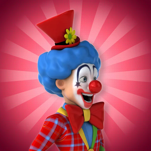 Netter lustiger Clown — Stockfoto
