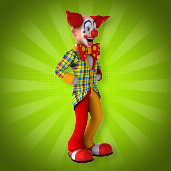 Mignon clown drôle — Photo