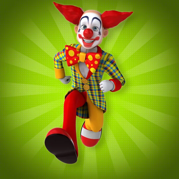 Söt rolig clown — Stockfoto