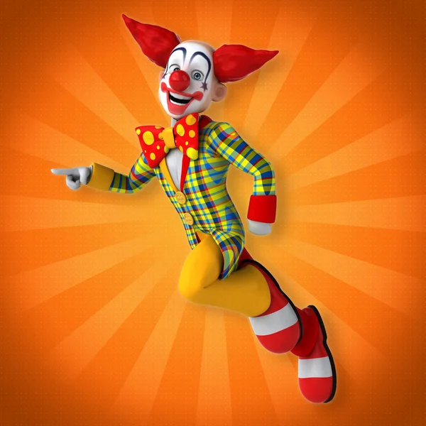 Cute Funny  clown — Stock Photo, Image