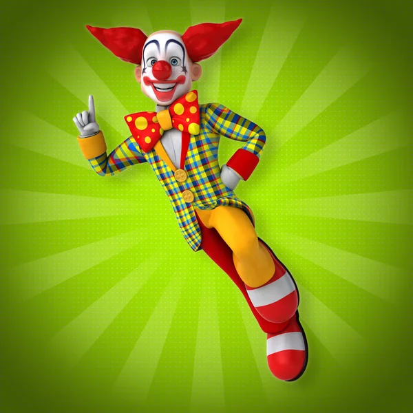 Leuke grappige clown — Stockfoto