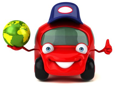 Eğlenceli araba holding dünya 