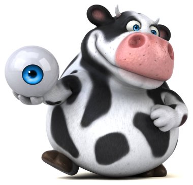 karakter holding göz