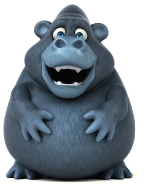  Bak hayran goril eğlenceli