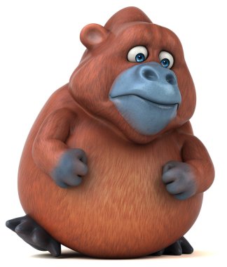  dalgın göz olan orangutan eğlenceli