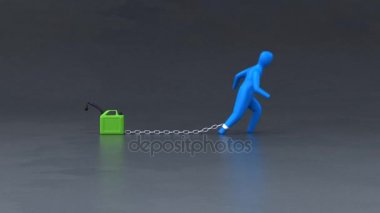 Benzin ile yük sembolü