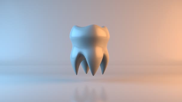 Zub, medicína koncepce — Stock video