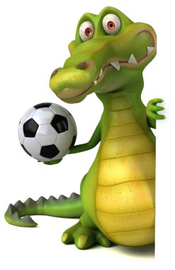  çizgi film karakteri holding topu 