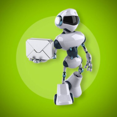 Robot holding mektup