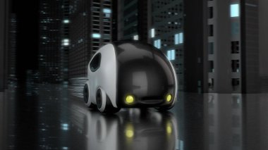 Futuristik araba tasarımı 