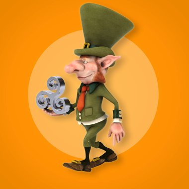 Fun Korrigan holding triskel