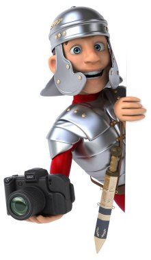 asker holding kamera