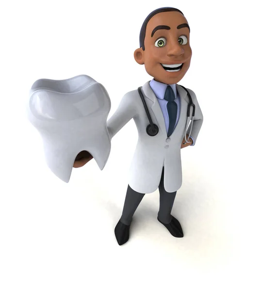 Doctor holding tooth — Stock Photo, Image