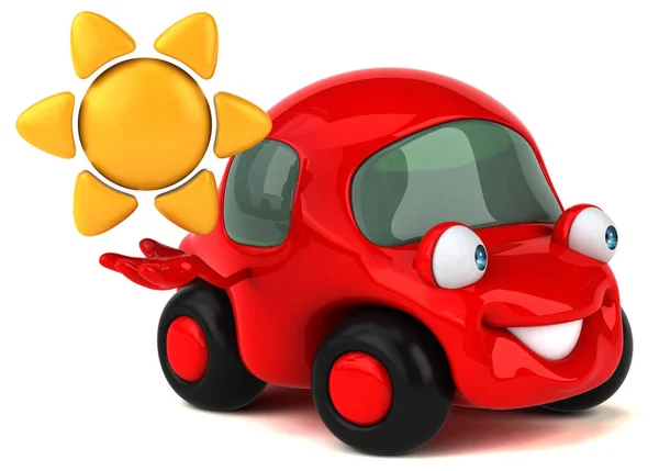 Samochód słońce gospodarstwa — Zdjęcie stockowe