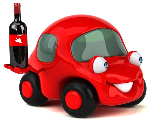 Auto in possesso di vino — Foto Stock