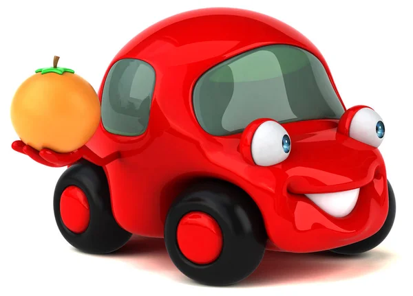 자동차 보유 오렌지 — 스톡 사진