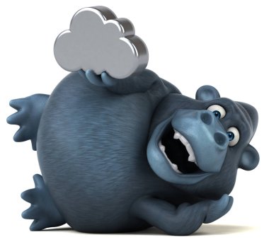 çizgi film karakteri bulut holding  