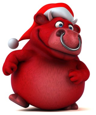 Noel Baba'nın şapkası çizgi film karakteri 