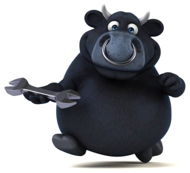 çizgi film karakteri holding aracı 