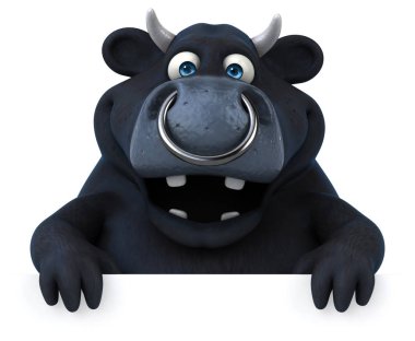  çizgi film karakteri holding afiş