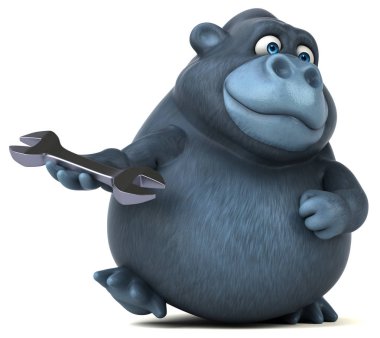 çizgi film karakteri holding aracı