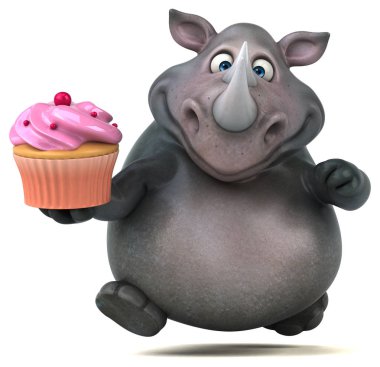 cupcake tutarak çizgi film karakteri 