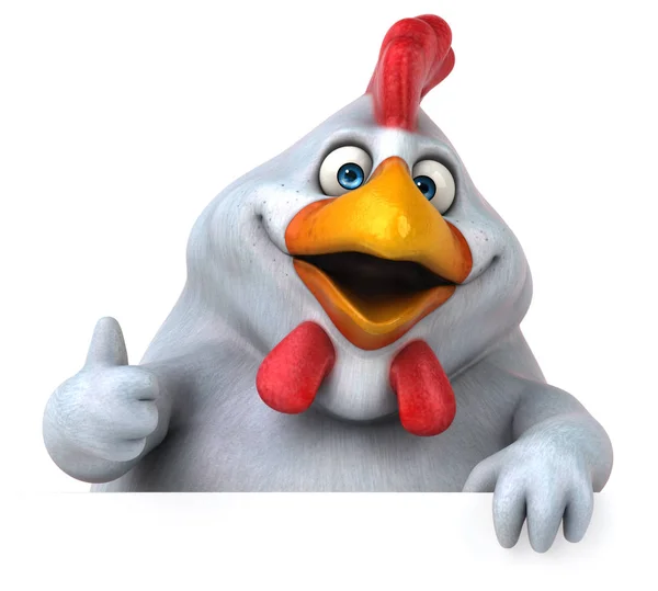Huhn mit erhobenem Daumen — Stockfoto